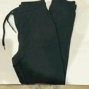 Black medium weight jogger. Size S